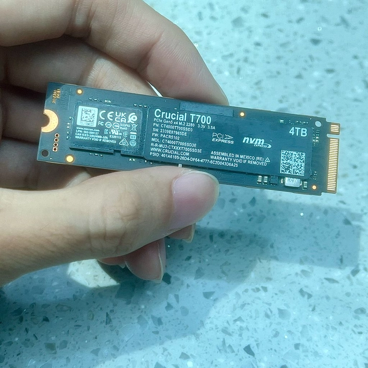 A급 마이크론 T700 Gen5 4테라 Crucial M.2 NVMe SSD 4TB (3/3) 이미지