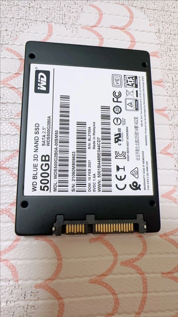 WD BLUE 500기가 팝니다 이미지