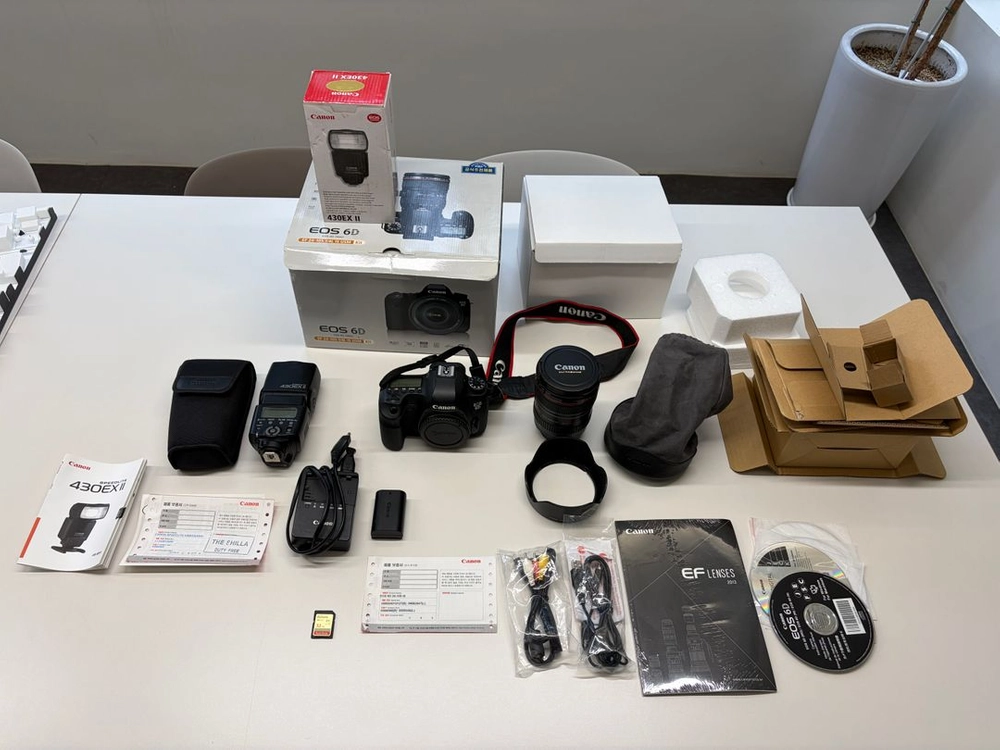 캐논 EOS 6D + EF 24-105mm F4L IS (A급 11,328컷 / 1인소유 / 박스풀) 판매합니다. 이미지
