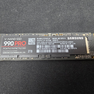 [정품/A급] 삼성전자 990 PRO 2TB NVMe M.2 SSD 이미지