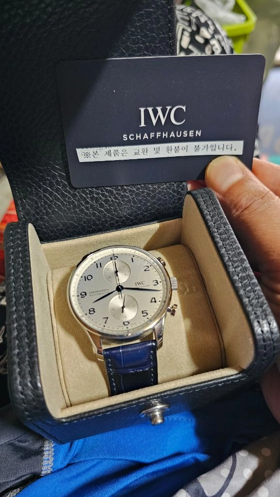 IWC 포르투기저 크로노그래프 41mm IW371605 20년식 풀세트 - 안심되는 중고거래