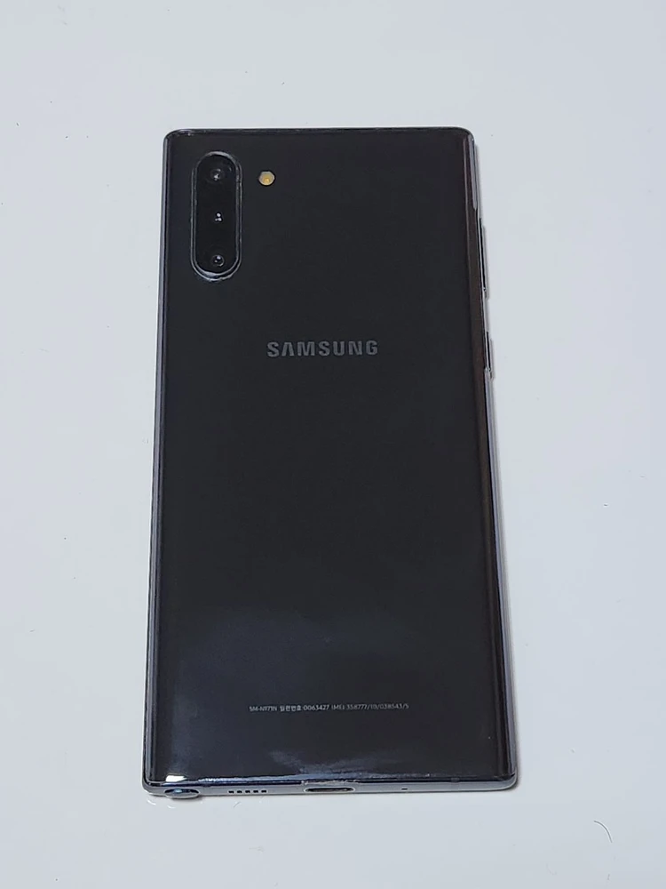 갤럭시노트10 128G 블랙 공기계 60379 이미지