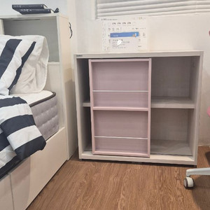 (매장전시)뉴루디 2단슬라이딩 책장 리바트 이미지