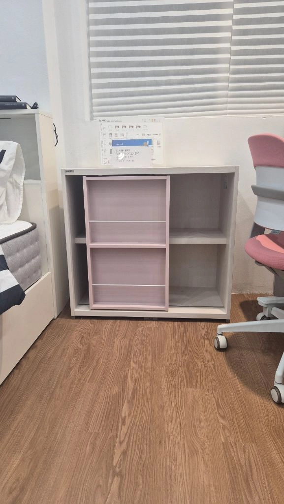 (매장전시)뉴루디 2단슬라이딩 책장 리바트 이미지