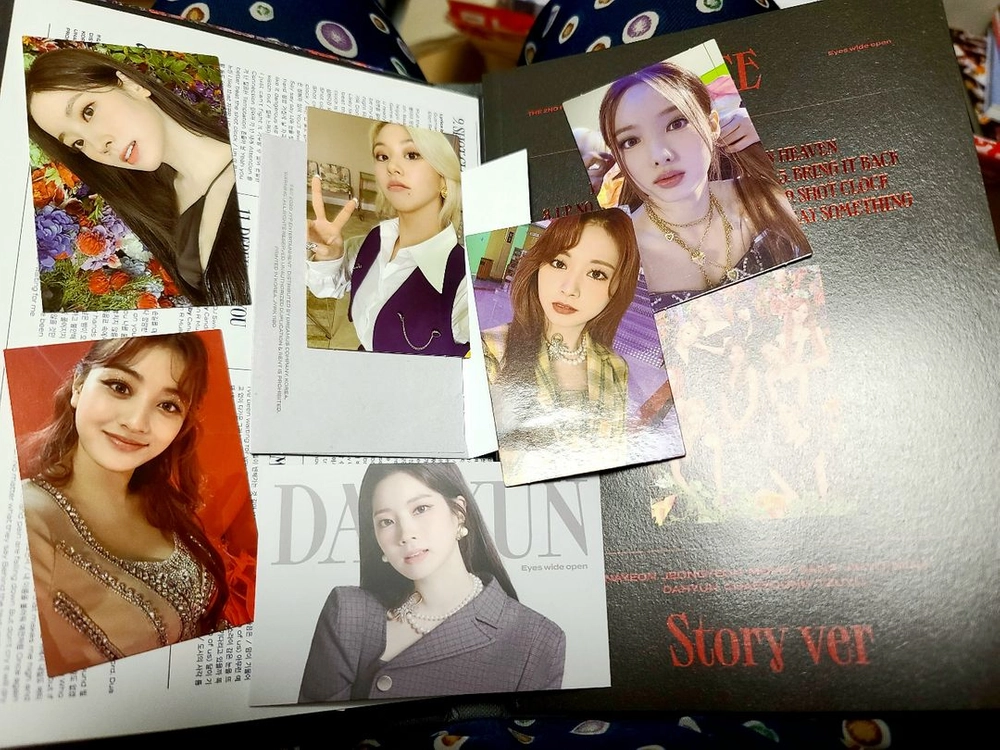 일괄 트와이스 앨범 포카 포스터 이미지
