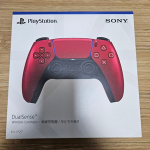 ps5 듀얼센스 볼캐닉 레드 (미개봉) 판매합니다. 이미지