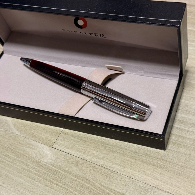 쉐퍼 sf300 적색 마블 크롬 볼펜 단종 한정판 볼펜 이미지