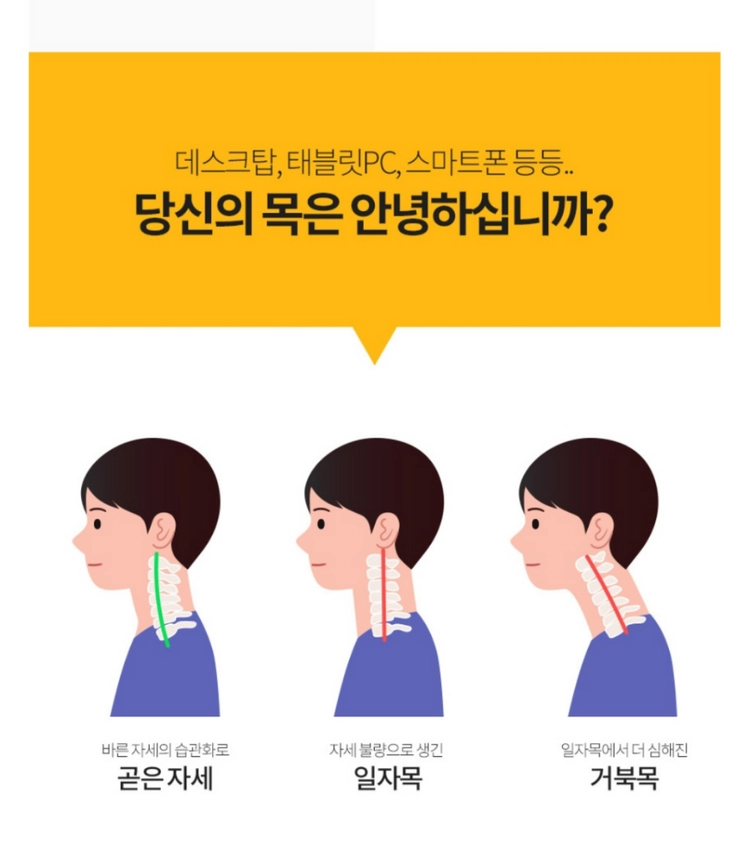 통풍이 잘되는 브리즈 경추베개편안한 숙면을 위한 목·어깨 베개 (1+1 2개 세트)무료배송 이미지