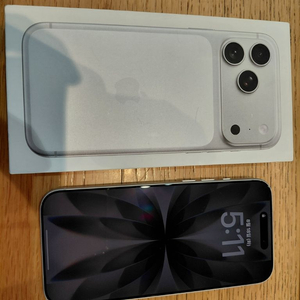 아이폰 17 프로맥스 실버 256GB 풀박스 팝니다 이미지
