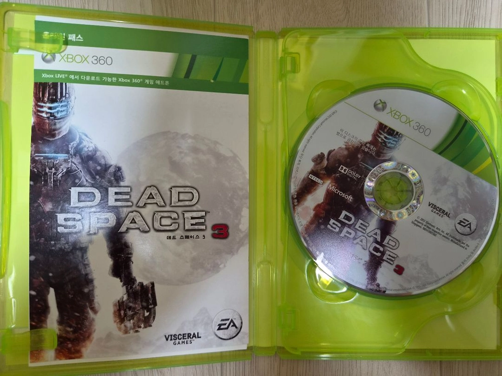 Xbox360 데드스페이스3 가이드북 포함 이미지