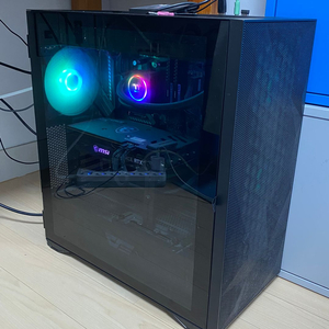 라이젠 5600X / RTX 3060 Ti / RAM 32GB / SSD 1TB 게이밍 본체 판매합니다. 이미지