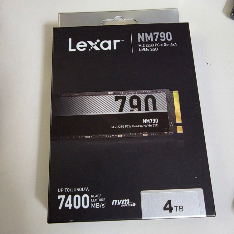 Lexar NM790 M.2 2280 NVMe SSD 4TB 미개봉 새제품 이미지