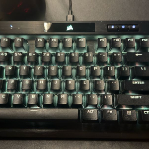 커세어 k70 rgb TKL 은축 키보드 팝니다 이미지