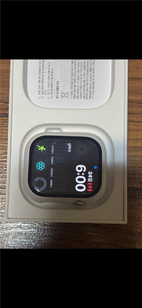 애플워치 시리즈 11 46mm 실버 GPS 풀박스 이미지