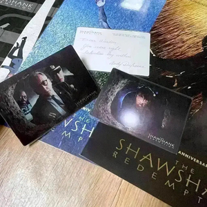 쇼생크탈출 탈옥렌티큘러 엽서 아트포스터 기마늘 자유레인 Shawshank 이미지