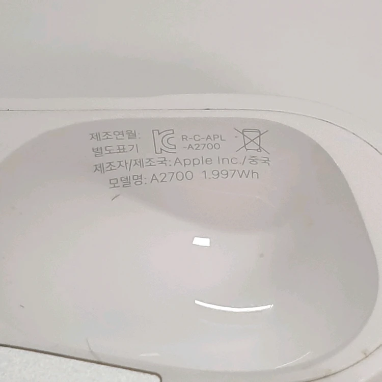 에어팟 프로2 본체 (A2700, 8핀) 이미지
