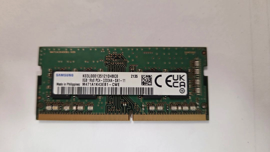 노트북용 삼성 DDR4 8GB 3200MHz 메모리 이미지