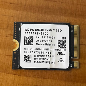 2230 NVMe ssd SN740 2테라 2tb WD 스팀덱/로갈리 등 택포 이미지