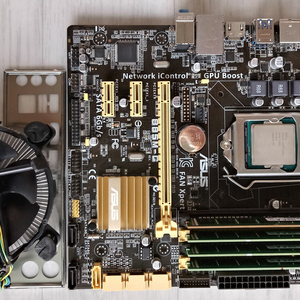 ASUS B85M-G메인보드+i5-4460(3.2GHz,4코어,4스레드,하스웰)CPU+CPU쿨러+16GB RAM 이미지
