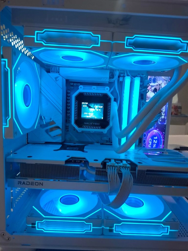 7950x3D, 32g, ssd 3TB , 9070xt 원컴 방송 게이밍 컴퓨터 이미지