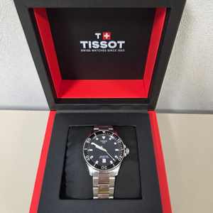 티쏘 씨스타 40mm 쿼츠 풀박스 이미지