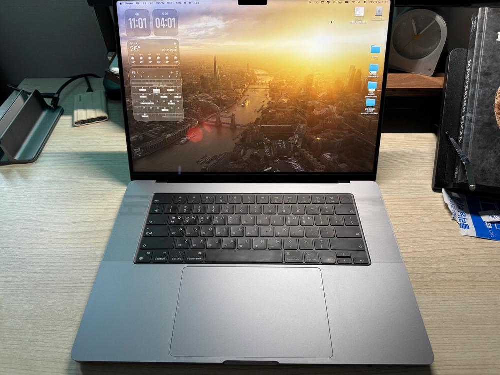 맥북프로 16 m1 max 32gb 1tb 배터리효율 98% - 안심되는 중고거래