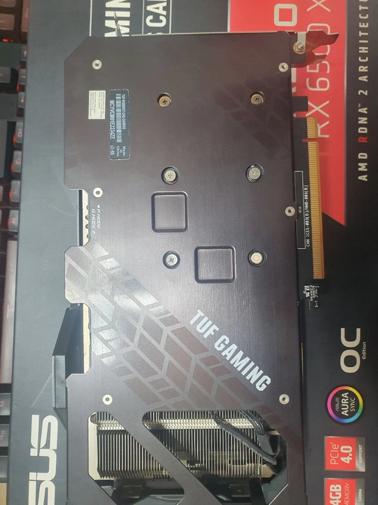 그래픽카드 아수스터프 rx6500xt 이미지