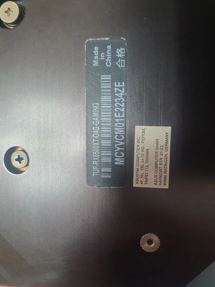 그래픽카드 아수스터프 rx6500xt 이미지