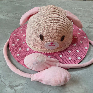 에버랜드 토끼밀짚모자 54cm 이미지