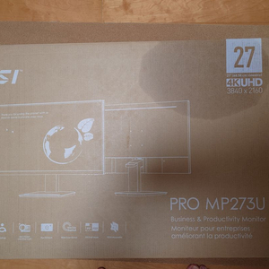 MSI MP273U 27인치 4K UHD 모니터 이미지