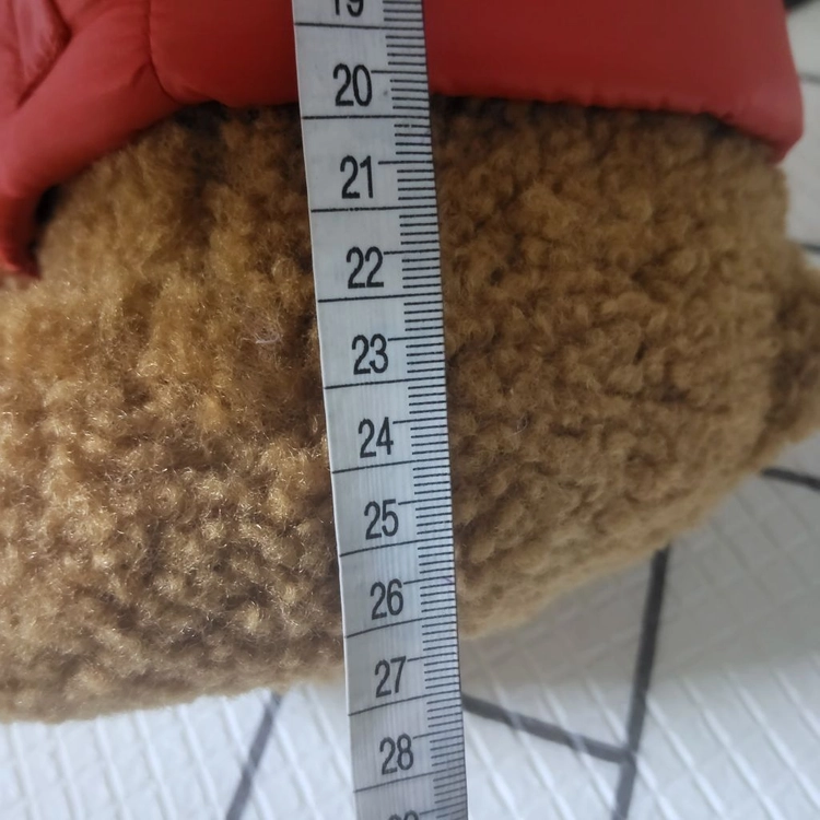 새상품 노스페이스 눕시 베어 레드 테디베어 인형 이미지