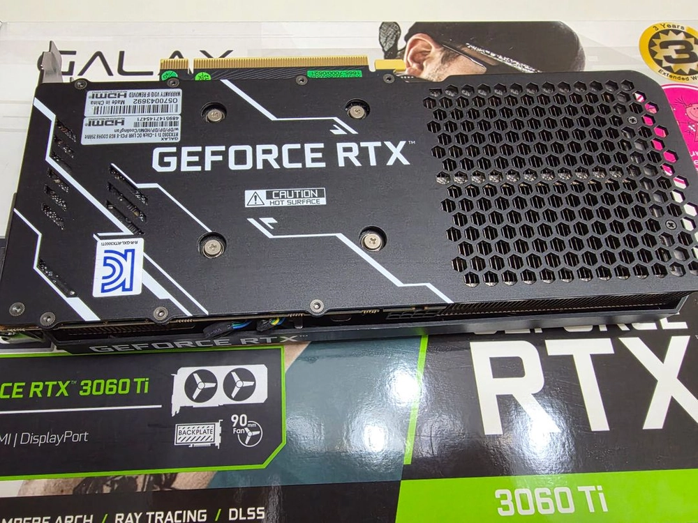 노채굴 갤럭시 RTX 3060 Ti 그래픽카드 판매합니다 - 안심되는 중고거래