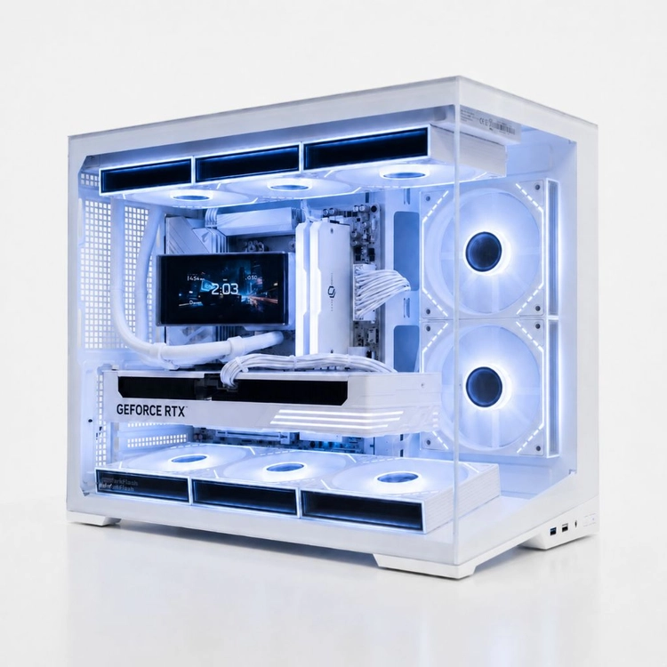 [부산]라이젠7700X3D / RTX5080 / 32GB / 2TB 화이트 고사양 조립PC 이미지