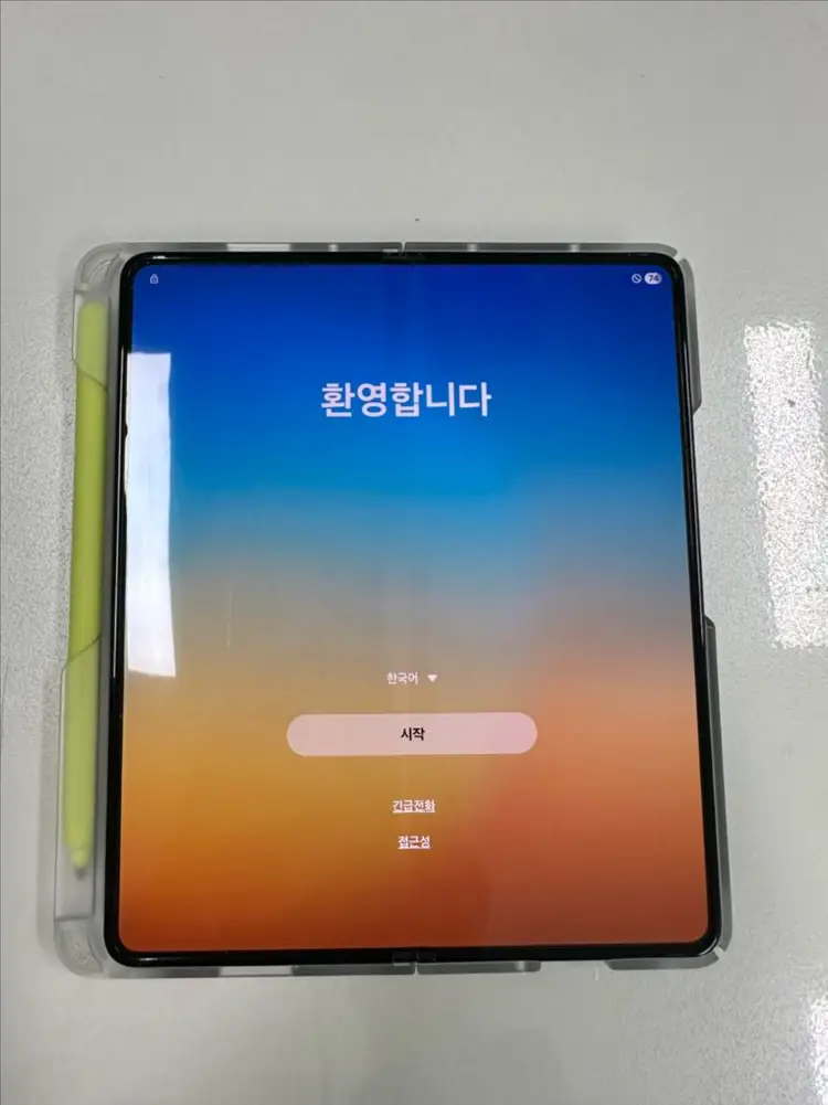 갤럭시Z 폴드 5, 512gb, 아이스 블루 공기계 팝니다 이미지