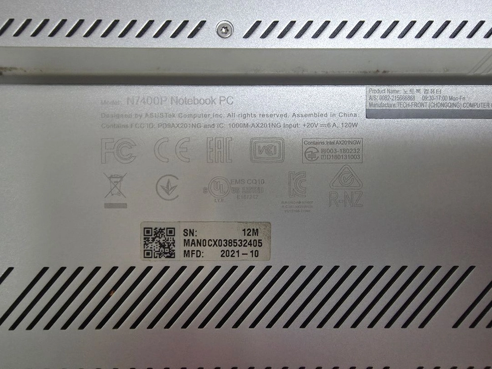 아수스 비보북 프로 14x oled 노트북 N7400PC i5-11300h + 3050 4gb 이미지
