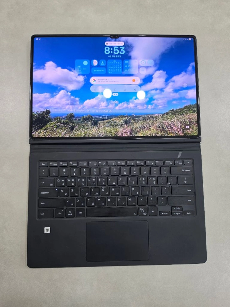 갤럭시 탭 S8 울트라 5g 128g 정품 키보드케이스 팝니다. 이미지