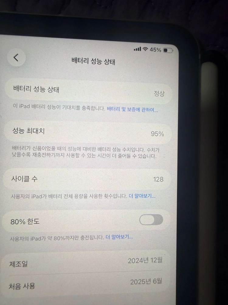 아이패드미니7 256 셀룰러 애플펜슬프로 이미지