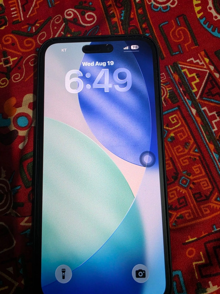 애플 아이폰 15 플러스 128GB 블랙 새 휴대폰 이미지