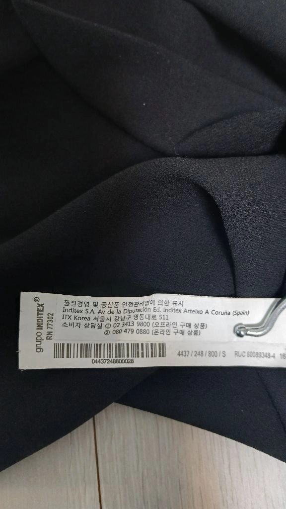 ZARA WOMAN 블랙 원피스 S(새상품급) 이미지