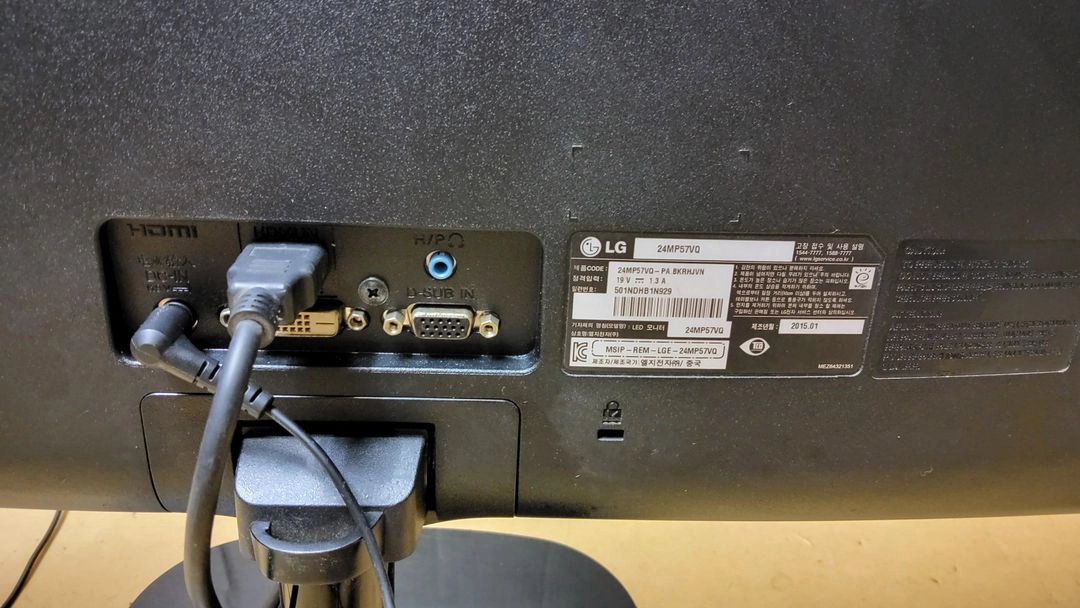 (12) LG 24인치 컴퓨터 LED 모니터 HDMI 지원 (동일사이즈 10대 보유중 이미지