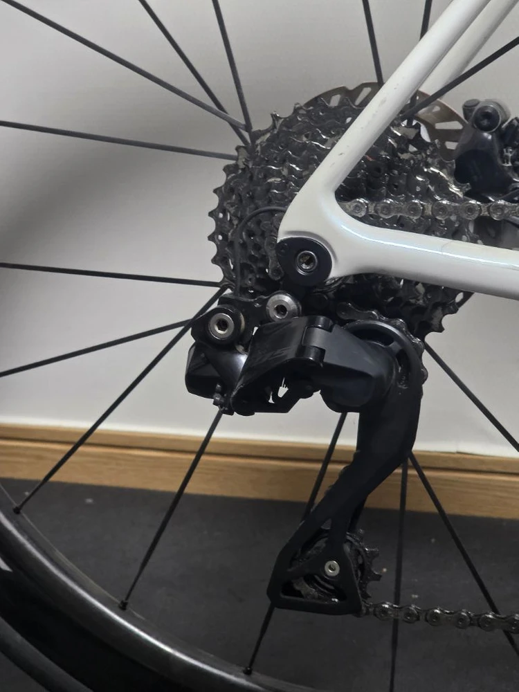 자이언트 TCR 어드밴스 1 kom 105 di2 화이트 M/L + 아비아브 에이온 카본휠셋 이미지