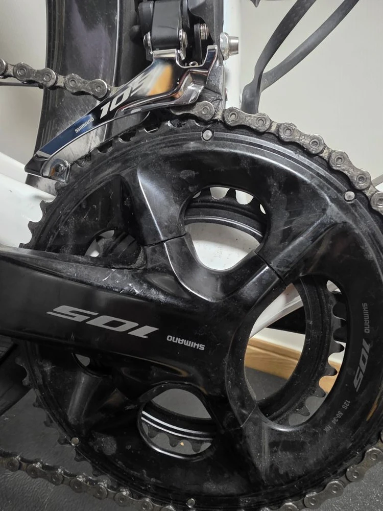 자이언트 TCR 어드밴스 1 kom 105 di2 화이트 M/L + 아비아브 에이온 카본휠셋 이미지