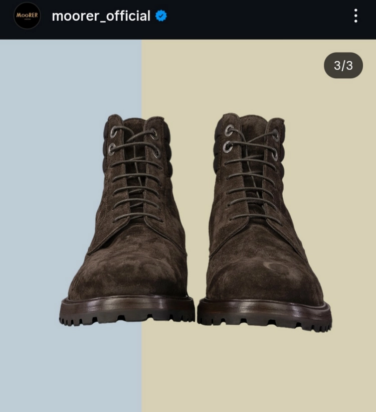 moorer 무레르 스웨이드 부츠 다크브라운 eu42 이미지