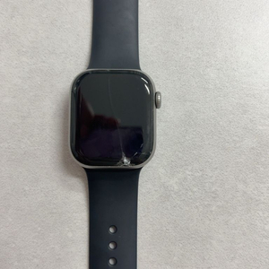 애플워치 11 GPS 스페이스 그레이 42mm 액정파손 이미지