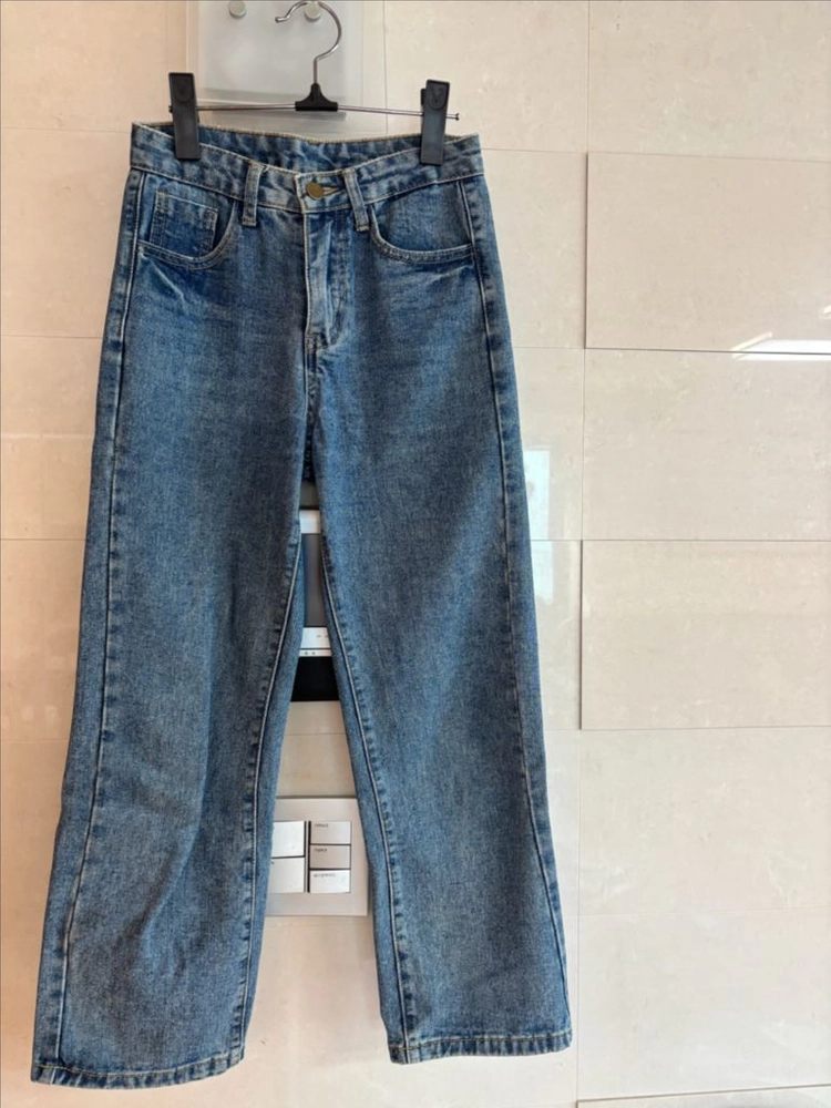 중청 일자핏 데님팬츠 청바지 s 이미지