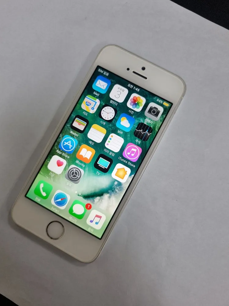 아이폰5S 16GB 실버 중고폰 배터리92% 215855 이미지