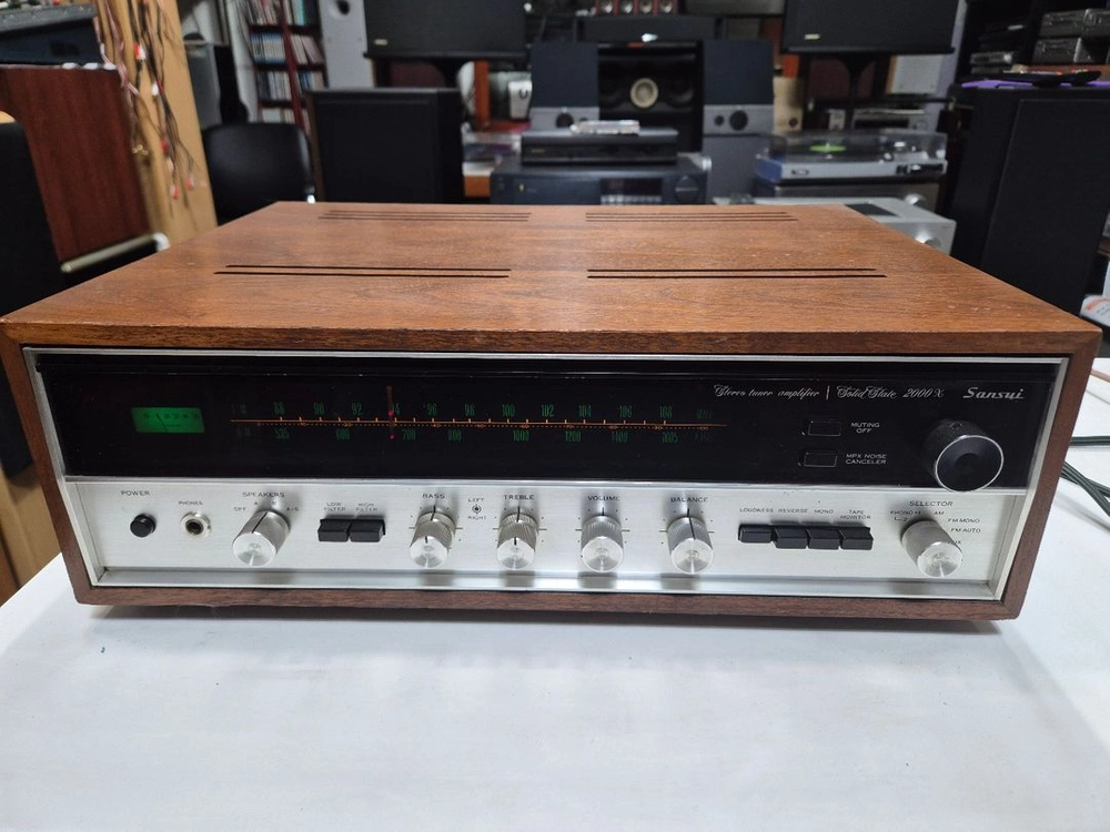 산수이 빈티지 스테레오 리시버 solid state 2000x - 안심되는 중고거래