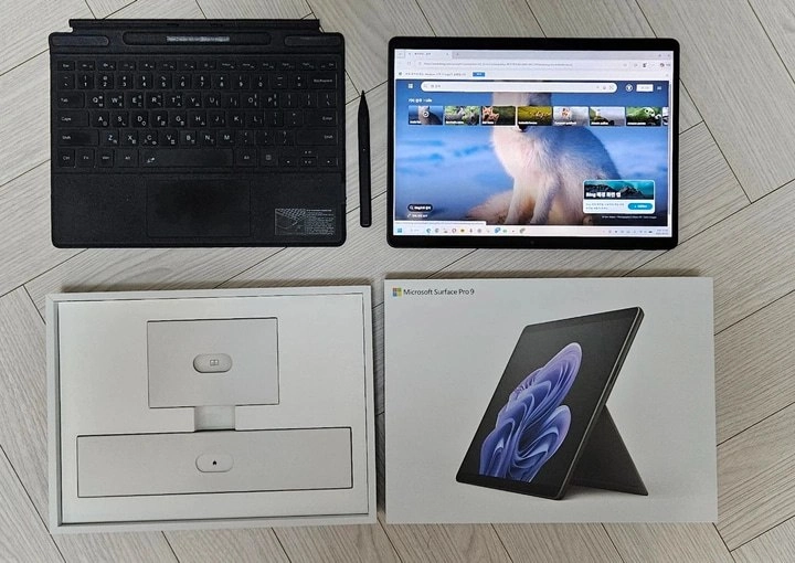 마이크로소프트 서피스 프로 9 16GB 256GB 풀박스 - 안심되는 중고거래