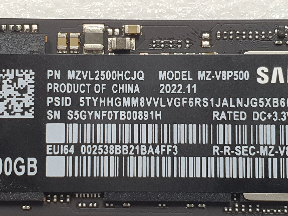 컴퓨터 저장장치 M.2 NVME SSD 삼성 980 PRO 500GB ( 국내 정품 ) 이미지