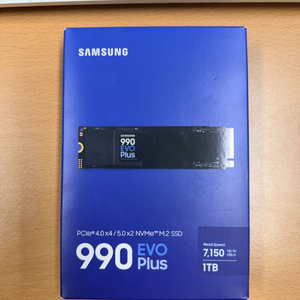 새상품 삼성 990 EVO Plus 1TB NVMe SSD 이미지